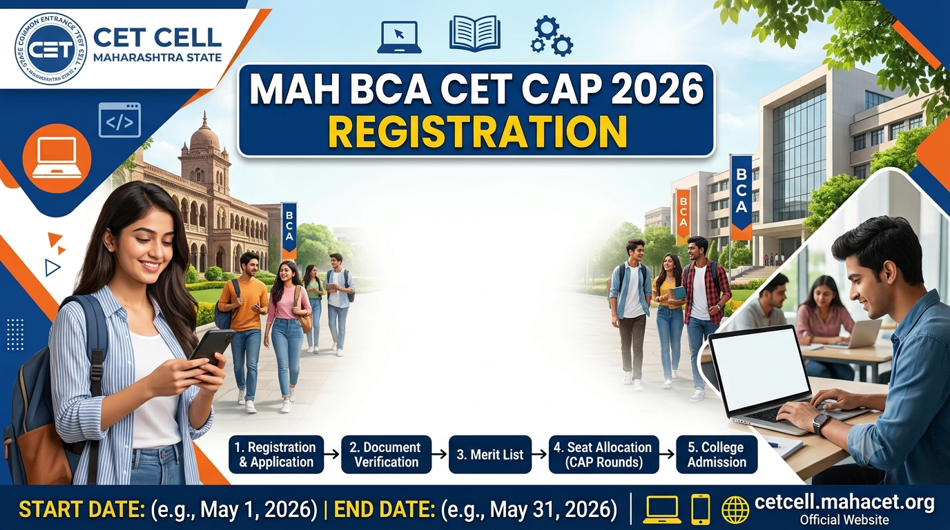 MAH BCA CET CAP 2026 Registration Begins