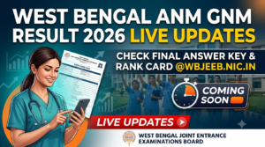 West Bengal ANM GNM Result 2026 Soon: Check Final Answer Key & Rank Card Details at wbjeeb.nic.in