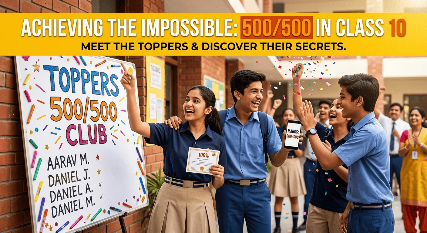Class 10 Toppers Who Achieved a Perfect 100% Score