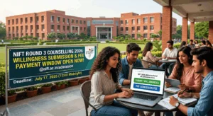 NIFT Round 3 Counselling 2026: Willingness Submission & Fee Payment Window Opens Today