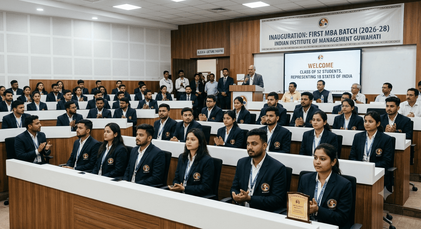 IIM Guwahati Begins First MBA Batch with 52 Students from 18 States