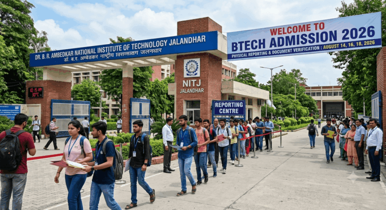 NIT Jalandhar BTech Admission 2026