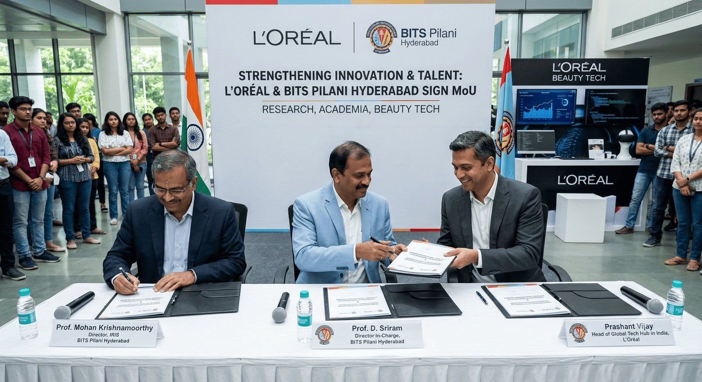L’Oréal Signs MoU with BITS Pilani Hyderabad to Strengthen Research and Campus Hiring