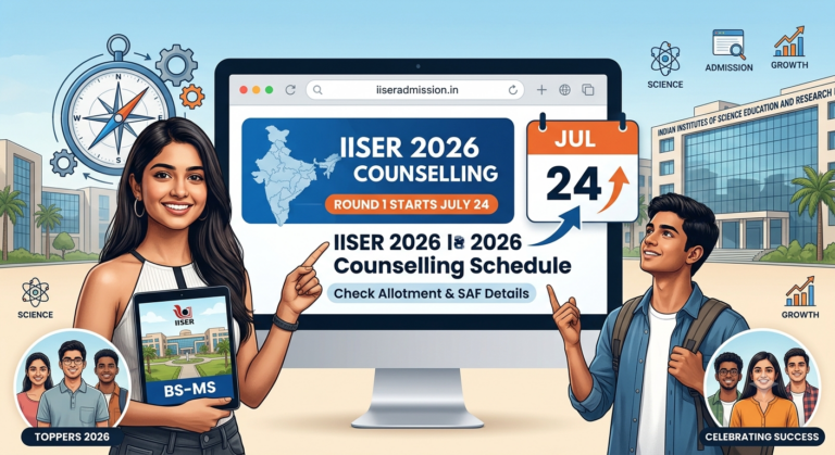 IISER 2026 Counselling Schedule Out