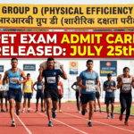 RRB Group D Physical Test Date 2026 Out: PET Scheduled From July 29