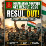 Indian Army Agniveer Result 2026 Out: Check ARO-Wise Merit List PDF and Cut-Off Marks