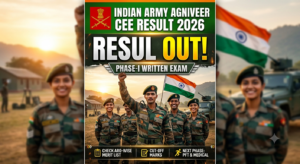 Indian Army Agniveer Result 2026 Out: Check ARO-Wise Merit List PDF and Cut-Off Marks
