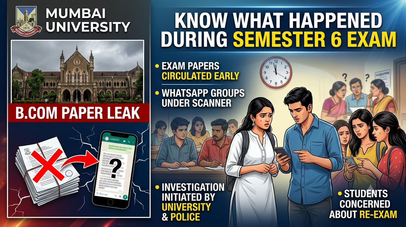 Mumbai University B.Com Paper Leak? Know What Happened During Semester 6 Exam