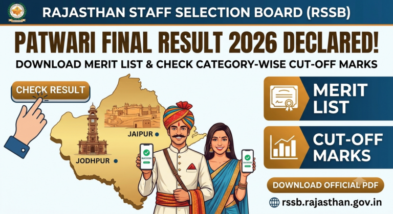 RSSB Patwari Final Result 2026 Declared