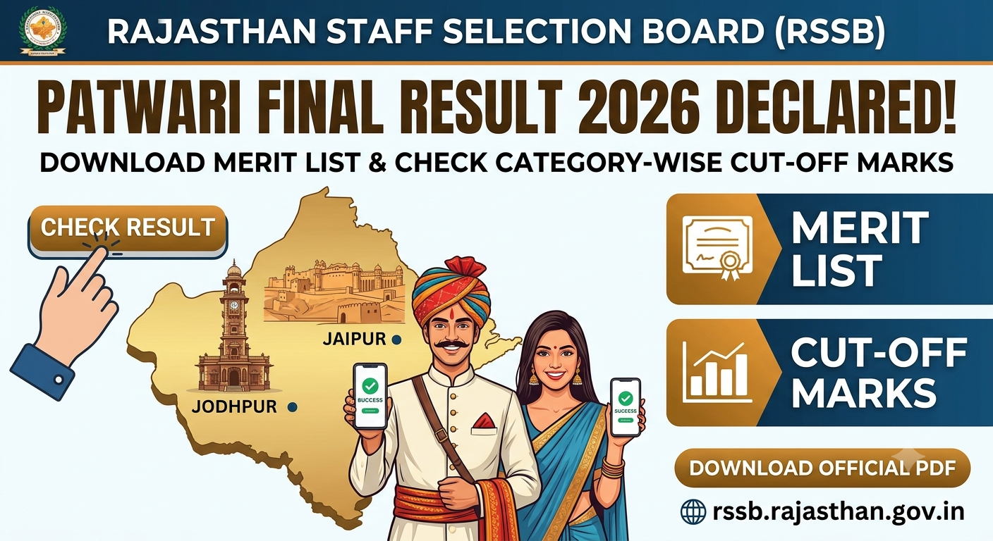 RSSB Patwari Final Result 2026 Declared