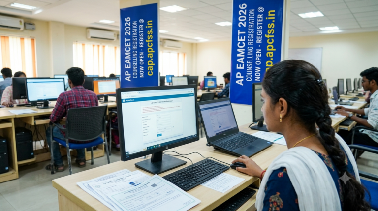AP EAMCET 2026 Round 1 Counselling Registration Begins at cap.apcfss.in