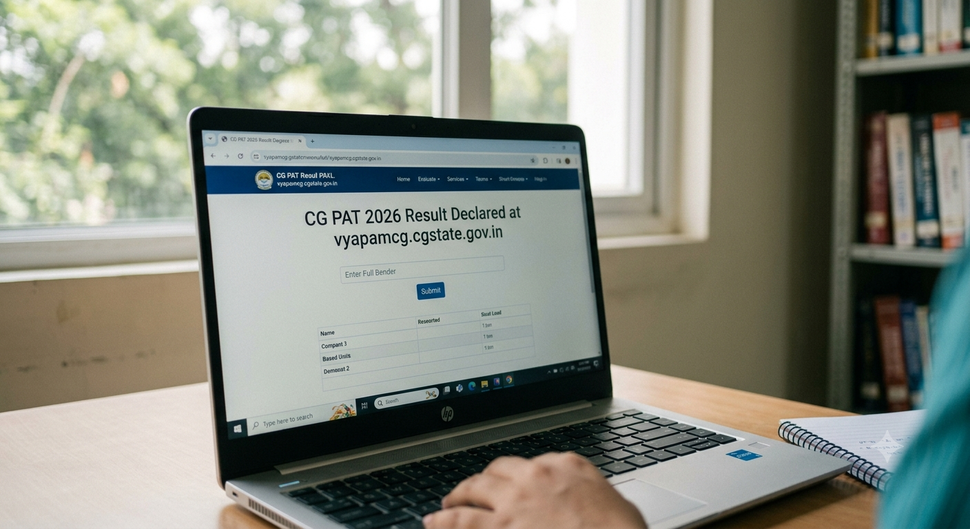 CG PAT 2026 Result Declared