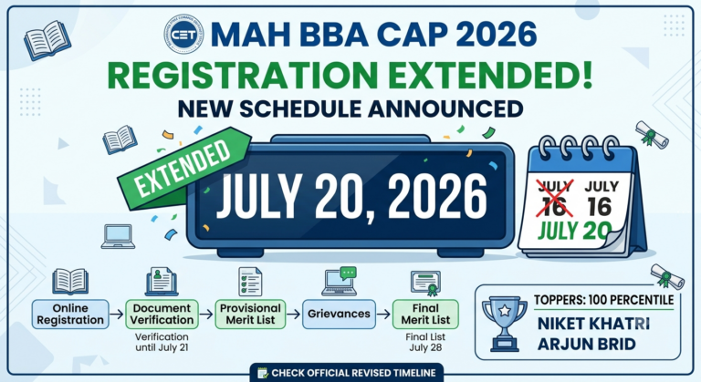 MAH BBA CAP 2026 Registration Deadline Extended