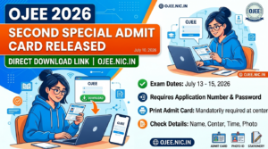 OJEE 2026 Second Special Admit Card Released: Direct Download Link at ojee.nic.in