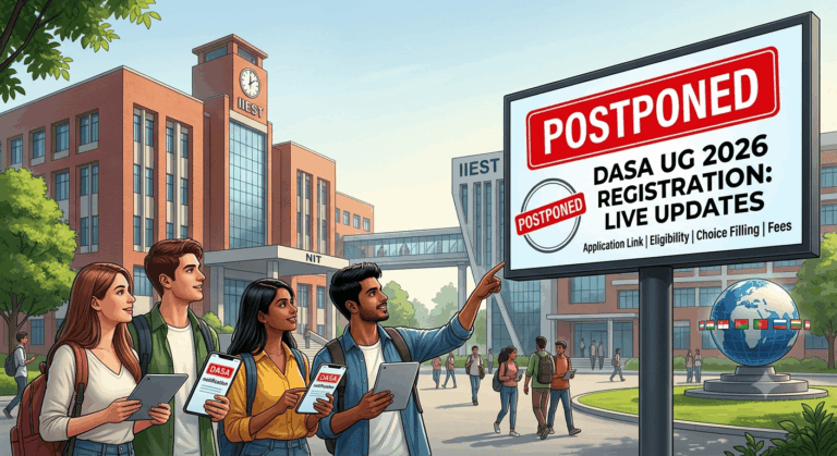 DASA UG 2026 Registration Live Update