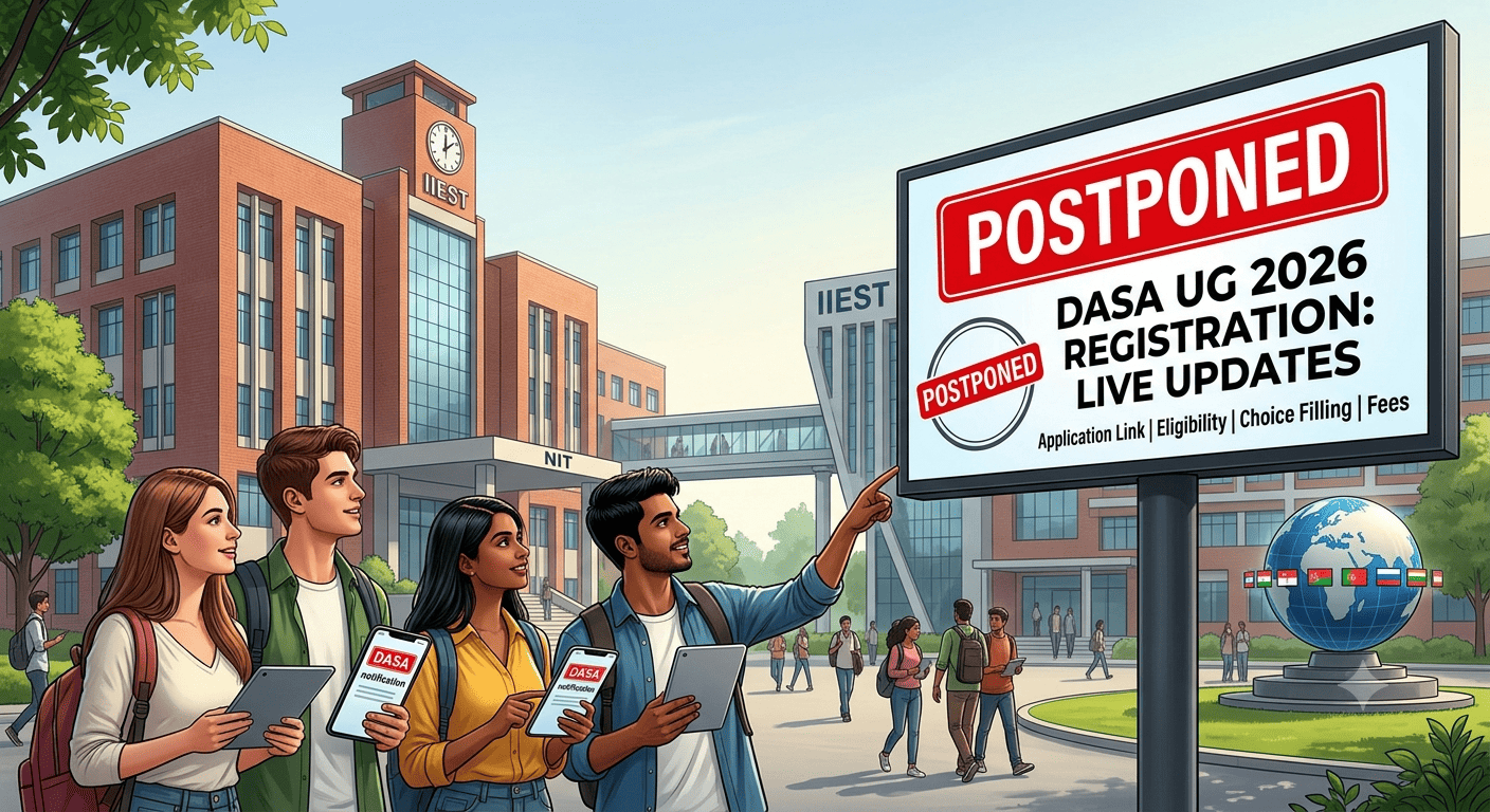 DASA UG 2026 Registration Live Update
