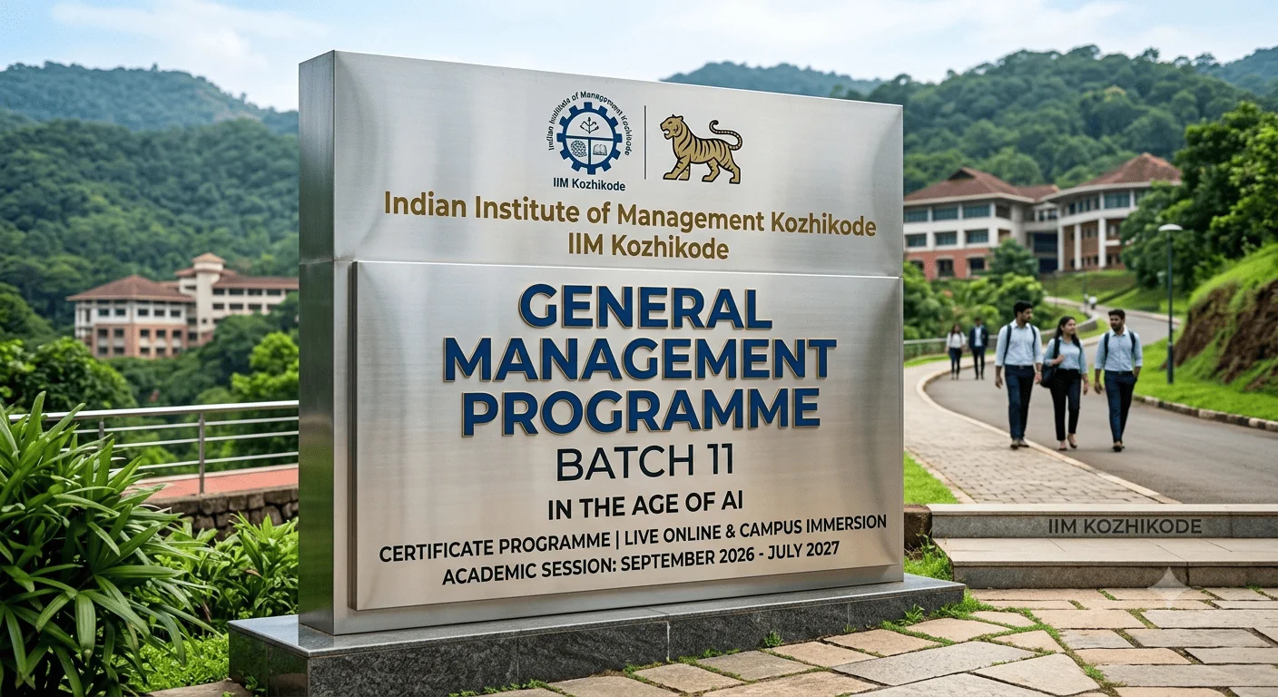 IIM Kozhikode Launches Batch 11 of General Management Programme in the Age of AI