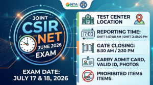 CSIR NET June 2026 Exam on July 17: Check Reporting Time and Guidelines Here