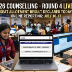 JoSAA 2026 Counselling Round 4 Live Updates: Seat Allotment Result Today at josaa.nic.in