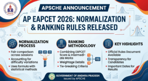 APSCHE Announces AP EAPCET 2026 Normalization and Ranking Rules