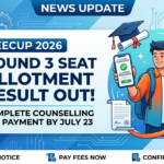 JEECUP 2026 Round 3 Seat Allotment Result Out: