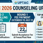 UPTAC 2026 Round 2 Choice Filling Starts; Round 1 Fee Payment Deadline Extended to July 22