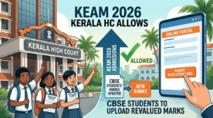 KEAM 2026: Kerala HC Allows 3 CBSE Students to Upload Revalued Marks