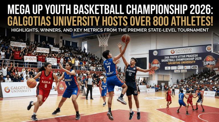 Galgotias University Hosts Mega UP Youth Basketball Championship 2026
