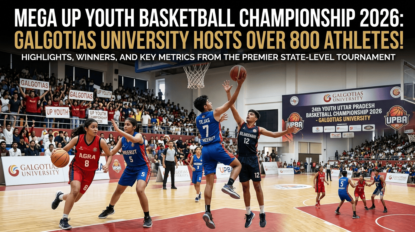 Galgotias University Hosts Mega UP Youth Basketball Championship 2026