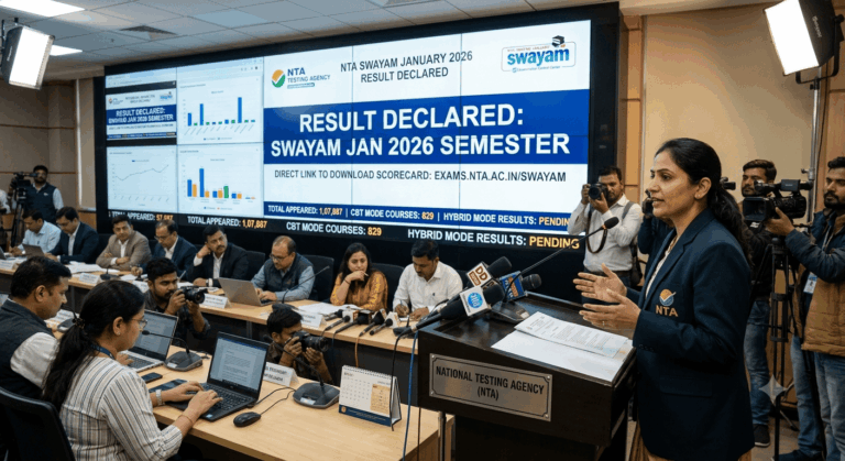NTA SWAYAM January 2026 Result Declared