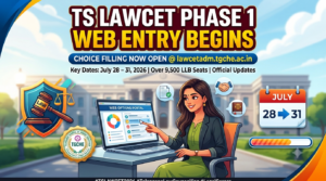 TS LAWCET Phase 1 Web Options Entry Begins