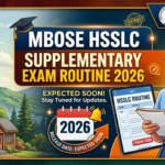 MBOSE HSSLC Supplementary Exam Routine 2026 Expected Soon; Check Expected Release Date, Steps to Download, and Important Details
