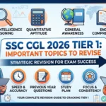 SSC CGL 2026: Key Topics to Master for the Tier 1 Exam
