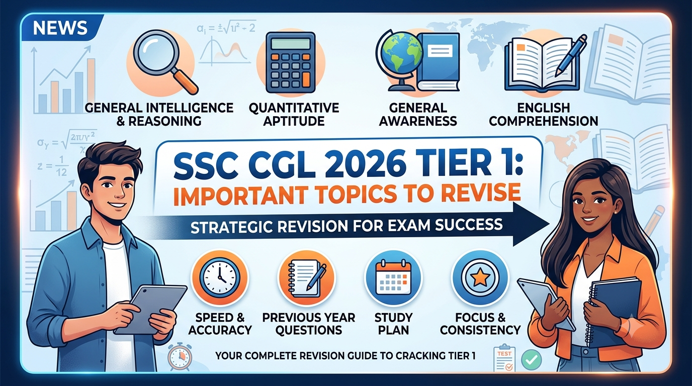 SSC CGL 2026: Key Topics to Master for the Tier 1 Exam