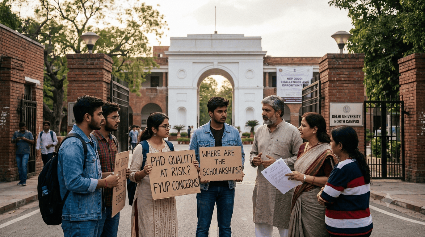 DU’s New PhD Admission Policy For FYUP Graduates Sparks Debate