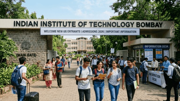 IIT Bombay UG Admissions 2026: Important Information for New Entrants Released
