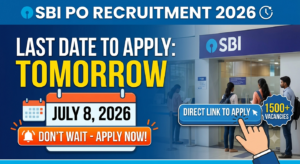 SBI PO Last Date to Apply 2026 Tomorrow