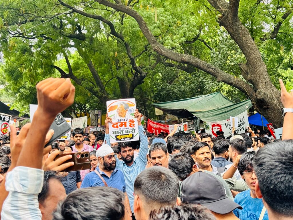 CJP’s ‘Sansad March’ Over NEET Paper Leak Sparks Chaos in New Delhi; Clashes Reported at Jantar Mantar