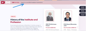 CMA Foundation Result Notification
