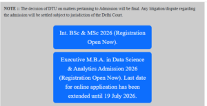 DTU EMBA-DSA Registration Deadline Extended