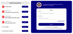 ICAI Login Portal