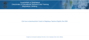 MTET 2026 Admit Card Portal