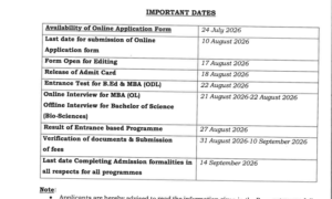 JMI CDOE Official Notification