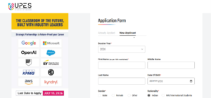 UPESEAT Application Form 