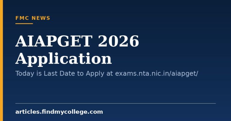 AIAPGET 2026 Application: Today is Last Date to Apply at exams.nta.nic.in/aiapget/