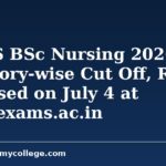 AIIMS BSc Nursing 2026 Category-wise Cut Off Released on July 4 at aiimsexams.ac.in, Check Category-wise Cutoffs