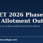 AUEET 2026 Phase 2 Seat Allotment Out: Check Status at audoa.andhrauniversity.edu.in