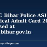 BPSSC Bihar Police ASI Technical Admit Card 2026 Out (24 July) at bpssc.bihar.gov.in: Check Key Dates, How to Download & More