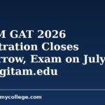 GITAM GAT 2026 Registration Closes Today (24 July), Exam on July 26: Apply at apply.gitam.edu