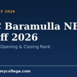 GMC Baramulla NEET Cutoff 2026: Round-wise Opening & Closing Rank